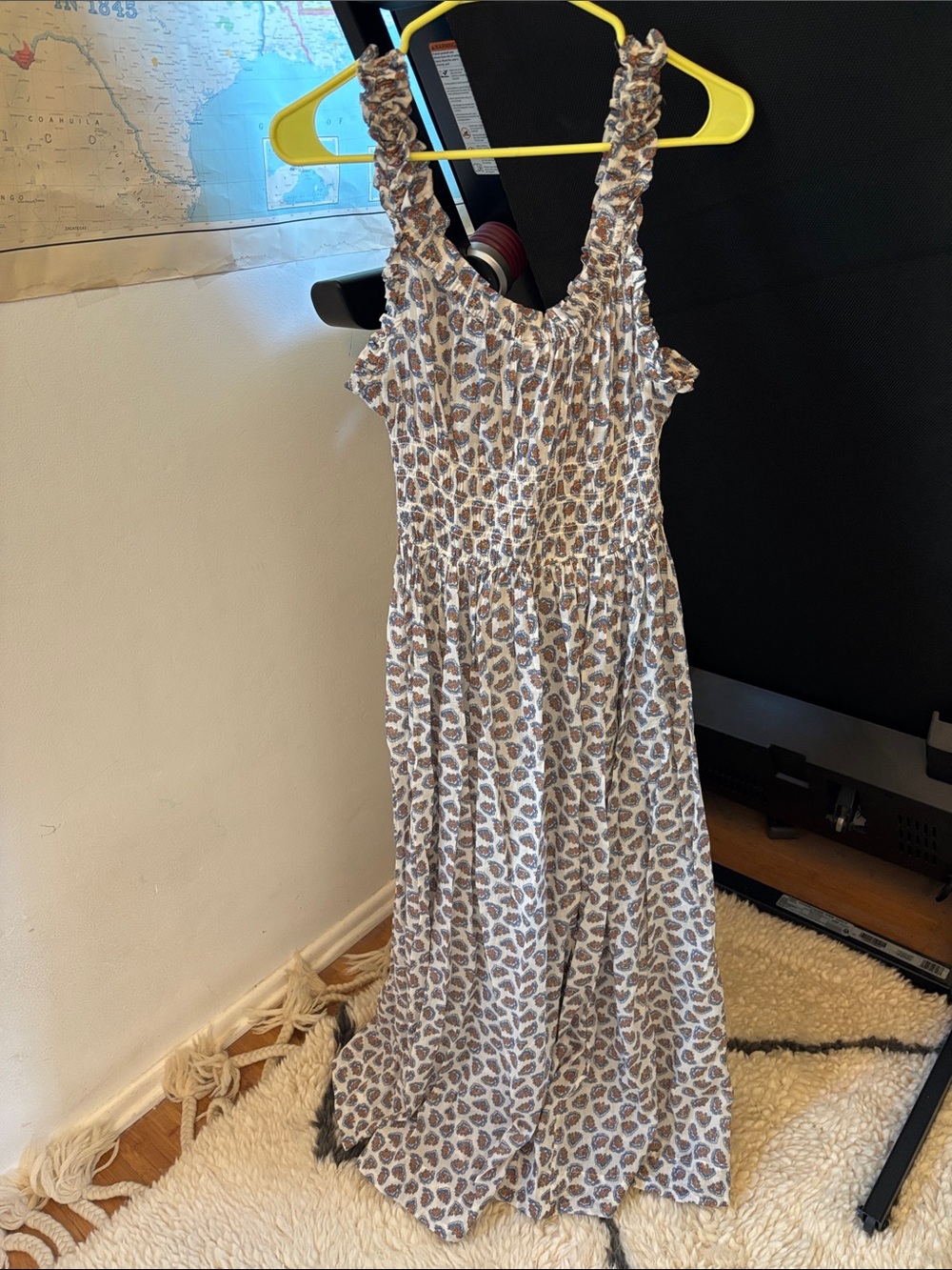 Dôen Doen Emmaretta Dress Sea Salt Bedford Paisley - Picture 5 of 17